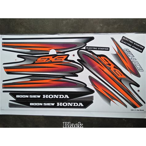 Sticker Ex High Power Original Honda Ex Dream Stripe Sticker Cover