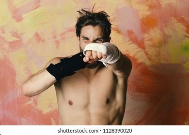 Man Wild Face Naked Torso On Stock Photo Shutterstock