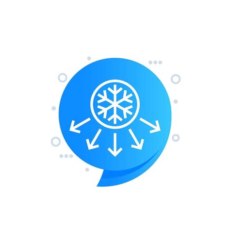 Premium Vector Cooling Freezing Icon For Web