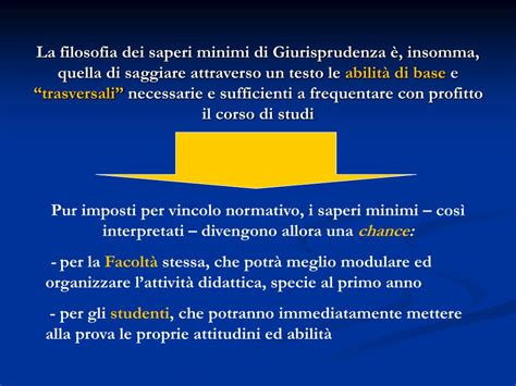 PPT I Saperi Minimi Sui Saperi Minimi PowerPoint Presentation Free