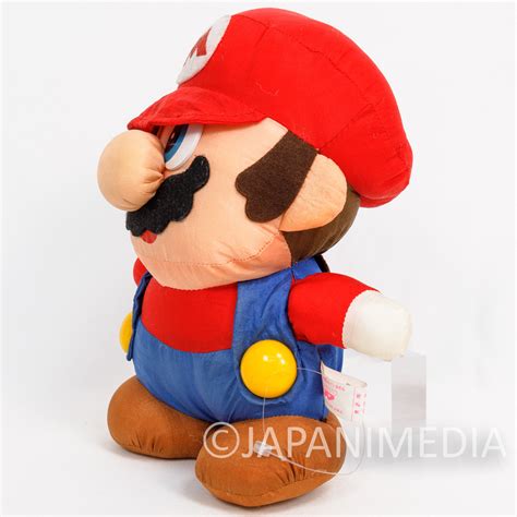 Retro Rare Super Mario World Mario Taffeta Plush Doll Banpresto Japan