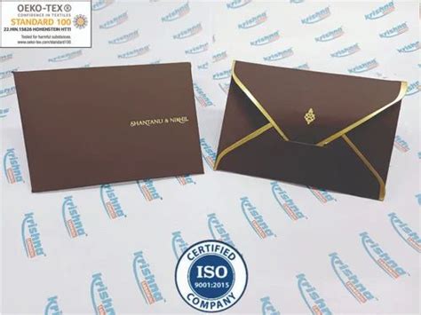 Customized Luxury Hot Stamping Gold Foil Paper Bag At Piece Paper Envelpes In New Delhi