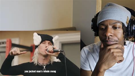 SHOT AT JACK HARLOW Machine Gun Kelly Renegade Freestyle REACTION