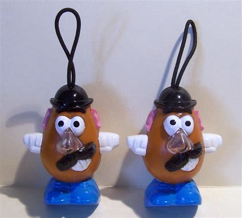 2 Burger King Mr Potato Head Toy Story Happy Meal Toy Nose Lights Up