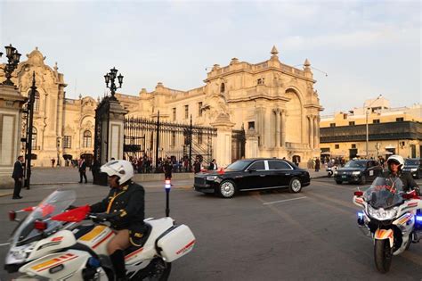 Xi Attends Welcome Ceremony Hosted By Peruvian President Boluarte