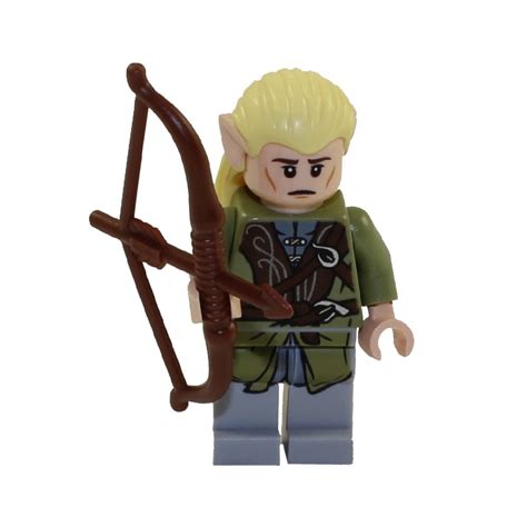 Lego Minifigure Lord Of The Rings Legolas With Bow And Arrow