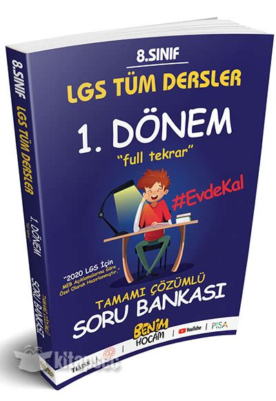 LGS 8 Sınıf Tüm Dersler 1 Dönem Full Tekrar Soru Bankası Benim Hocam