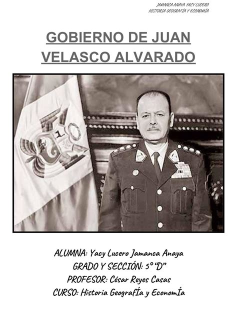 Calaméo Gobierno De Juan Velasco Alvarado