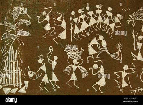 Warli Tribal Painting Inside Sanjay Gandhi National Park Mumbai