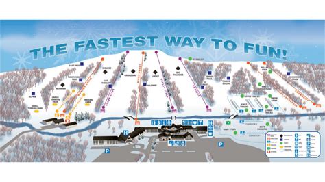 alpine valley wisconsin ski map information  piste map