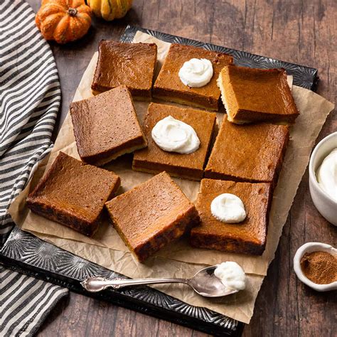 Pumpkin Pie Bars Joyfoodsunshine