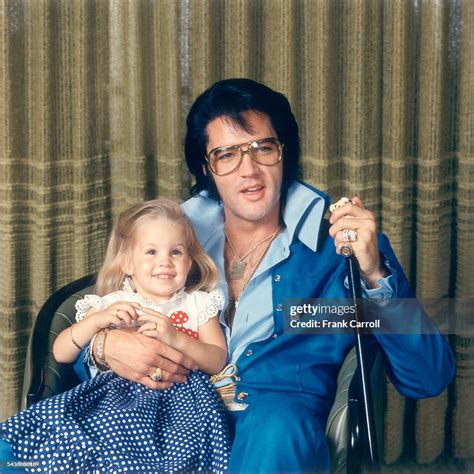 American Rock Legend Elvis Presley With His Daughter Lisa Marie News Photo Getty Images