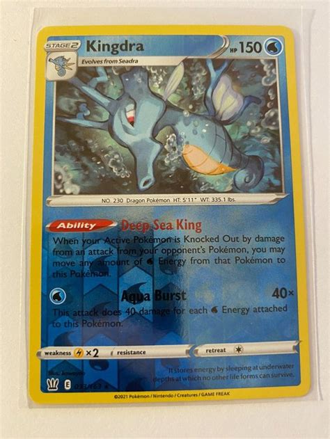 Pokemon Kingdra 033 163 Reverse Holo Battle Styles EN Kaufen Auf Ricardo