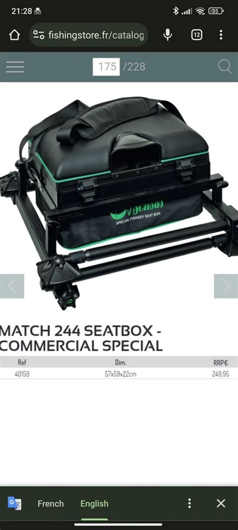 Sensas Match Seatbox Maggotdrowners Forums