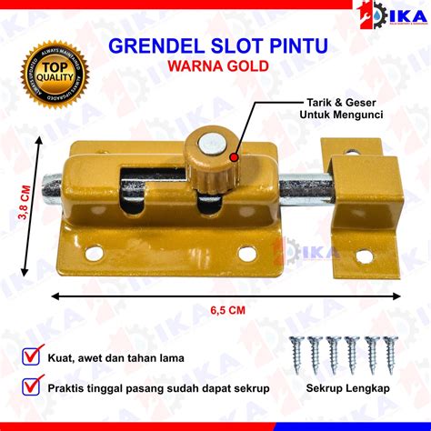 Jual Grendel Tower Bolt Inch Inci Selot Kunci Pintu Rumah Slot