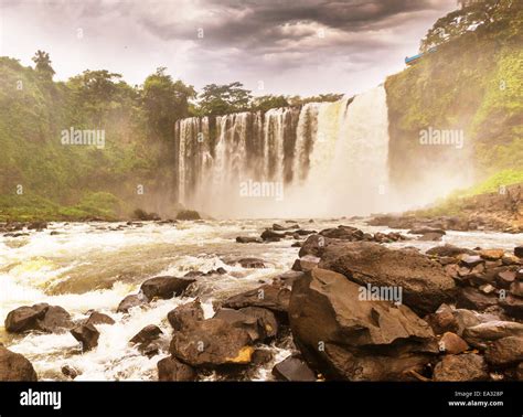 Waterfall in Mexico Stock Photo - Alamy