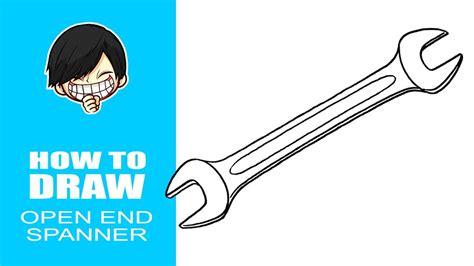 How To Draw Open End Spanner Youtube