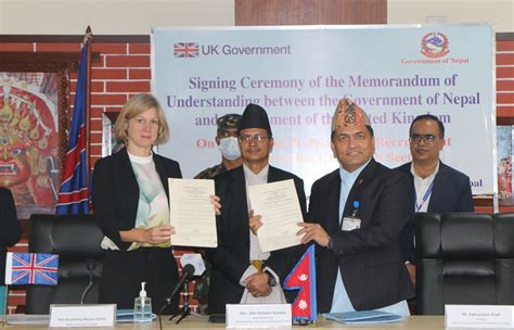 UK In Nepal On Twitter The UK And Nepal Have Signed An MoU To