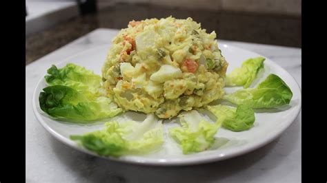 How To Make Puerto Rican Potato Salad By The Freakin Rican Youtube