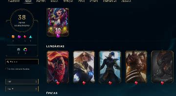 Conta De Lol Full Acesso Champ League Of Legends Contas