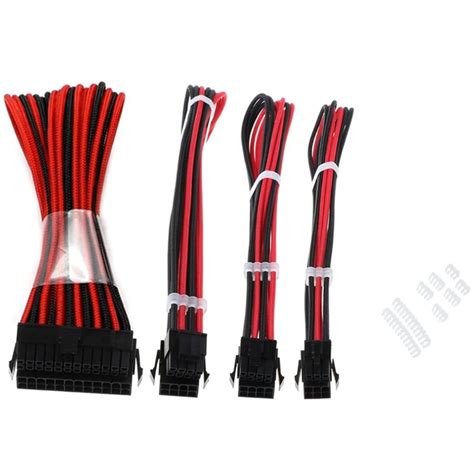 Kit de Cable de extensión básico ATX 24Pin EPS 4 4Pin PCI E 6