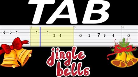 Pada śnieg Dzwonki sań Jingle bells melodia TAB gitara CDA