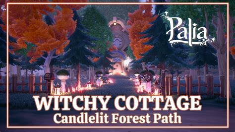 WITCHY COTTAGE | CANDLELIT FOREST PATH | PALIA | Speed Build - YouTube