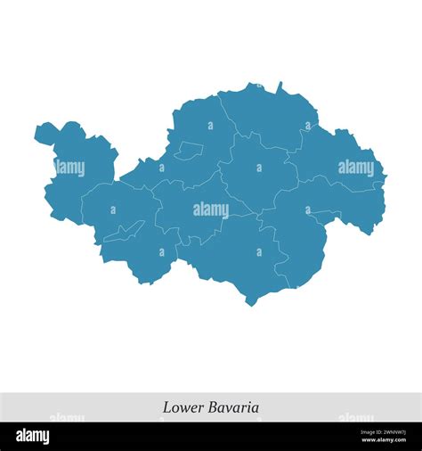 Map Of Lower Bavaria Is A Region In Bavaria State Of Germany With