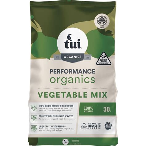 Tui Organic Vegetable Mix Potting And Seed Mixes Mitre 10™