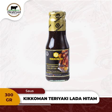 Jual Kikkoman Black Pepper Teriyaki Sauce Saus Teriyaki Lada Hitam