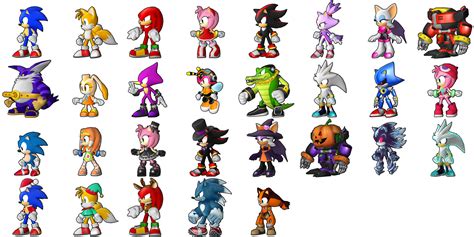 Mobile - Sonic Runners - Character Previews - The Spriters Resource