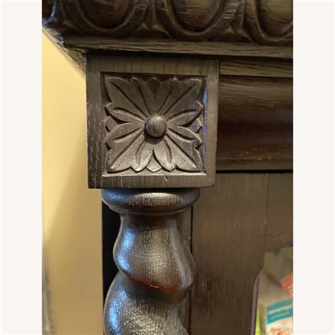 Antique Glass Bookcasecurio Cabinet Aptdeco