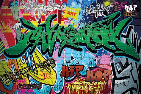 Graffiti Wall 4K Wallpaper