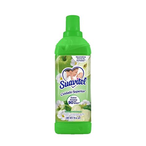 Suavizante Acondicionador De Telas Suavitel Frescura De Manzana 740 Ml