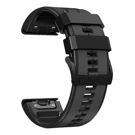 Klockarmband Mm F R Garmin Fenix Pro Fenix Quatix Svart