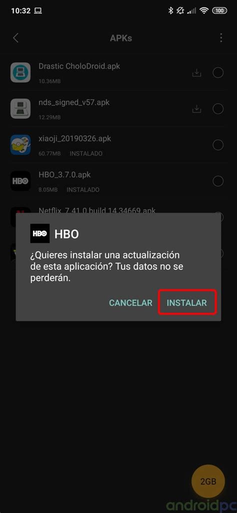 Cómo instalar un archivo APK en un dispositivo Android