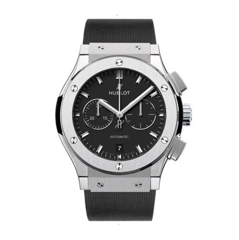 Hublot Classic Fusion Chronograph Automatic 42 Mm Titanium Black Ideal Joyeros