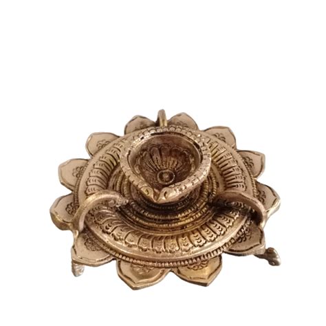 Round Festivals Brass Diya Size 4 6 X 5 X 2 7 In At Rs 980 In