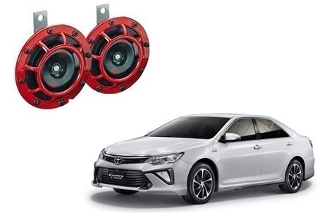 Buy Hella Car Super Loud Red Grill Horn Set Of For Toyota Camry Type