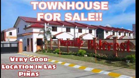 Beautiful Townhouse For Sale In Las Pi As Youtube