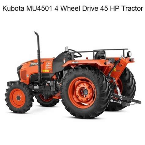 Kubota Mu Wheel Drive Hp Tractor Wd At Rs Piece In