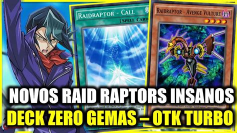 Deck Zero Gemas P Iniciantes Raidraptor Como Montar O Deck Do Shay