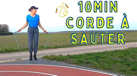 10 MIN CORDE A SAUTER Circuit CARDIO HIIT YouTube