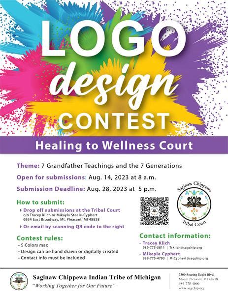 Logo Design Contest Healing To Wellness Court Saginaw Chippewa