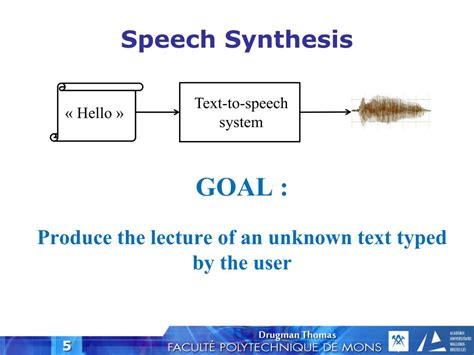 PPT HMM Based Speech Synthesis The New Generation Of Artificial