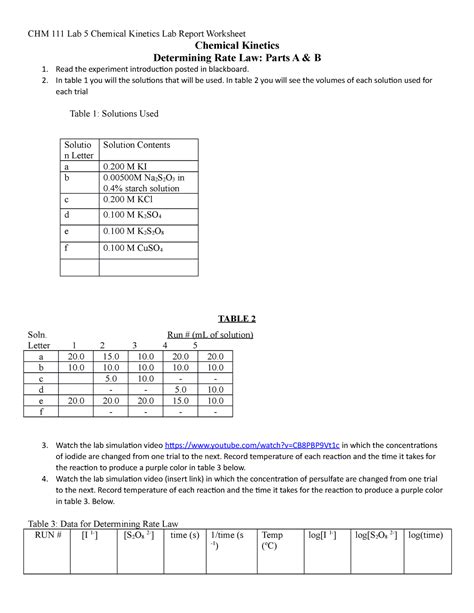 Chemical Formulas Experiment 5 Lab Report at James Ivery blog