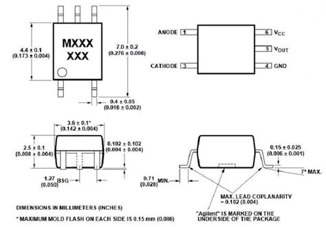 M601 Hcpl M601 Opto Sop 5