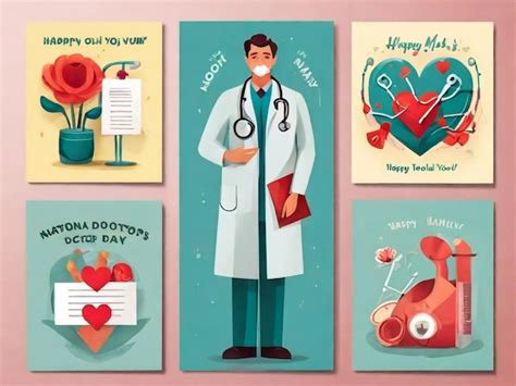 Premium Photo Happy Doctors Day Greeting Card And Social Media Post