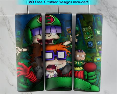 20 Oz Rugrats Tumbler Wrap Rugrats Sublimation Design 20 Oz Etsy