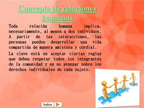 Relaciones Humanas En El Trabajo Ppt